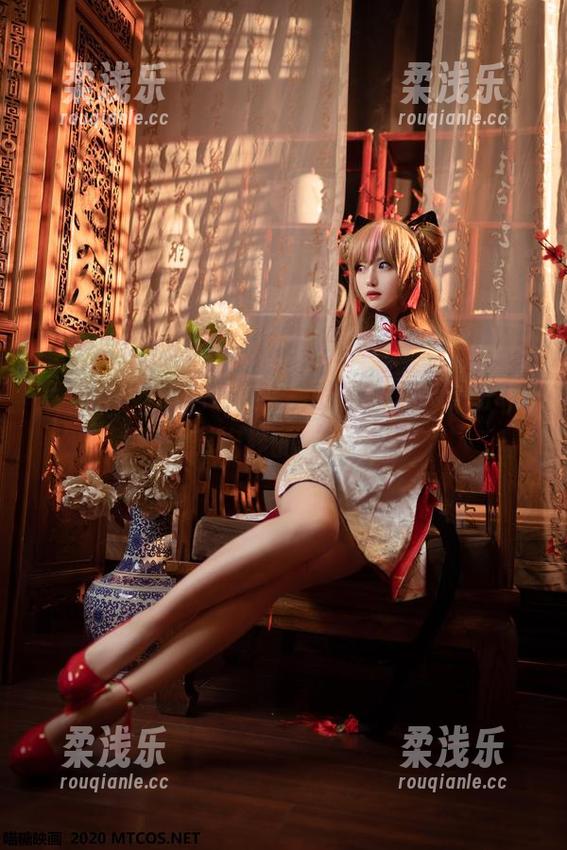 写真摘录——喵糖映画的黑白旗袍双子，简直是旗袍界的‘双子星’！