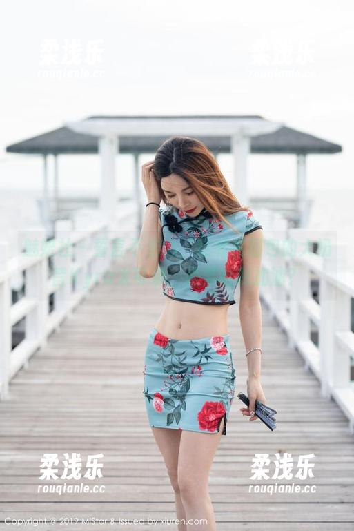 魅妍社-大奶昔Kyra 魅妍社 - 誓言不走心,这私房图包的大奶昔Kyra太可爱,是要给我加油?